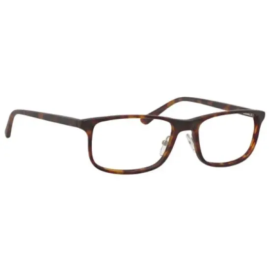 Esquire Designers EQ1531 Mens Rectangular Frame Eyeglasses Havana Tortiose-55 mm image {3}