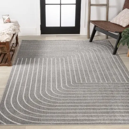 JONATHAN Y Odense Minimalist Angle Geometric Indoor Area Rug image {1}