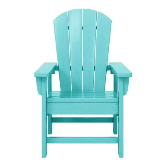 WestinTrends Malibu Kids Outdoor HDPE Adirondack Plastic Patio Chair image {26}