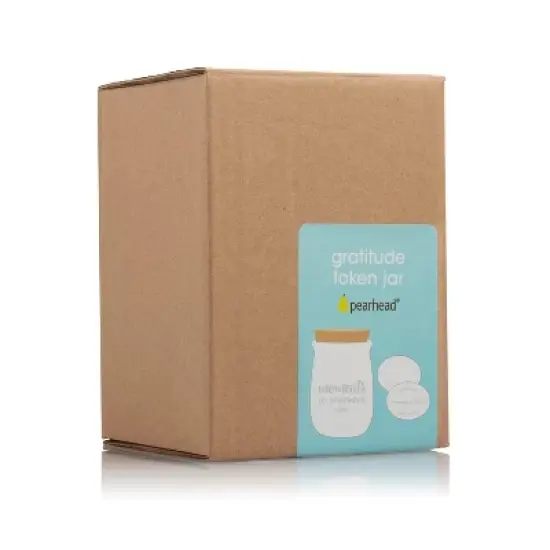 Pearhead Ceramic Gratitude Token Jar - White image {4}