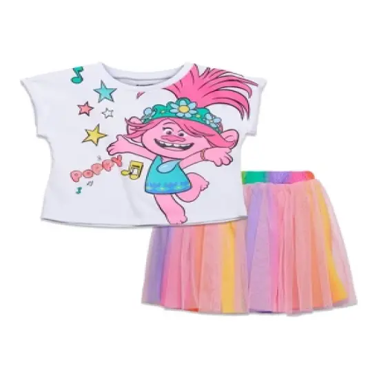 DreamWorks Trolls Poppy Baby Girls T-Shirt and Mesh Skirt Infant  image {7}