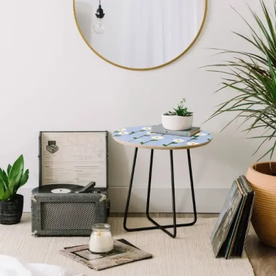 Reves et Histoires Cute Little Flowers Side Table - Deny Designs image {3}