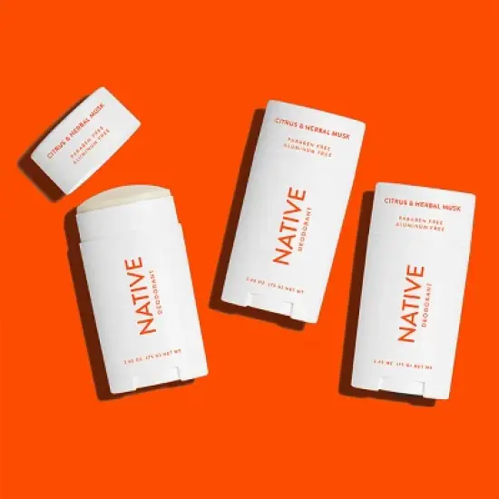 Native Citrus & Herbal Musk Deodorant for Men - 2.65oz image {5}