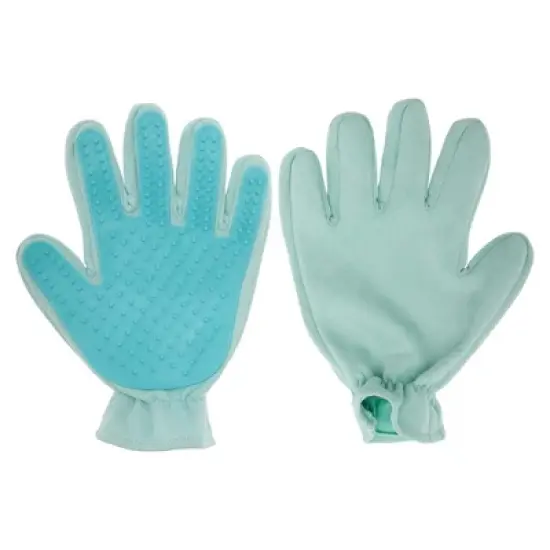 Unique Bargains Five Finger Pet Grooming Glove 1 Pc image {2}