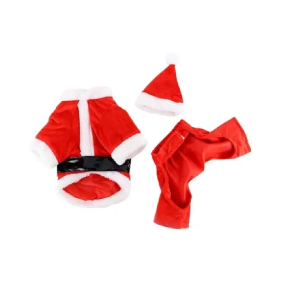 Midlee Dog Santa Claus Costume image {2}