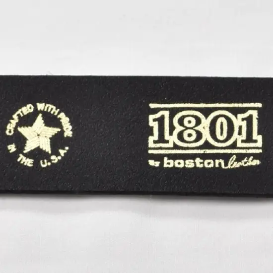 Boston Leather Men's 1.5" One Piece Full Grain Leather Belt image {2}