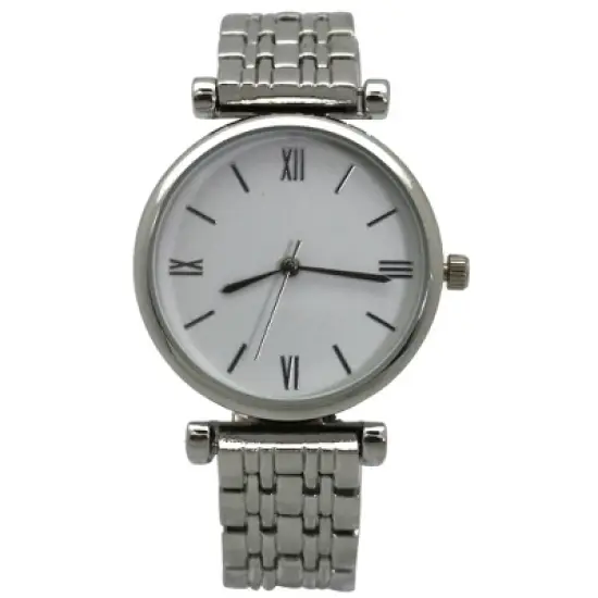 Olivia Pratt Minimalistic Solid Metal Color Women Watch image {6}