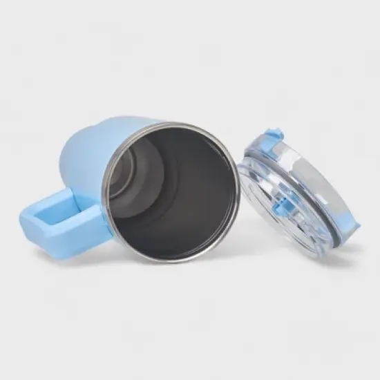 40oz Stainless Steel Insulated Tumbler with Handle and Straw Lid image {2}