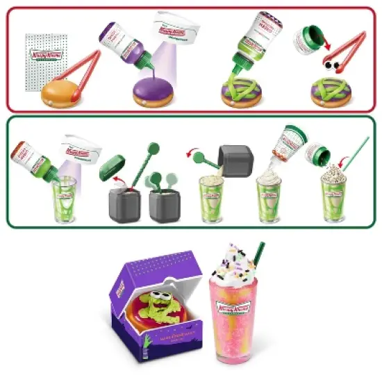Mini Brands Krispy Kreme Create Halloween Series 1: Collectible Plastic Figure Toy image {3}