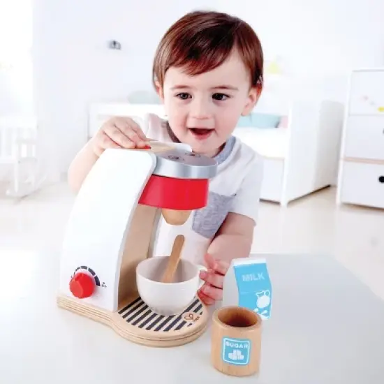 HAPE My Coffee Machine Wooden Play Set image {1}