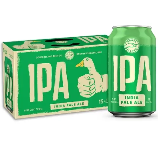 Goose Island IPA Beer - 15pk/12 fl oz Cans image {10}