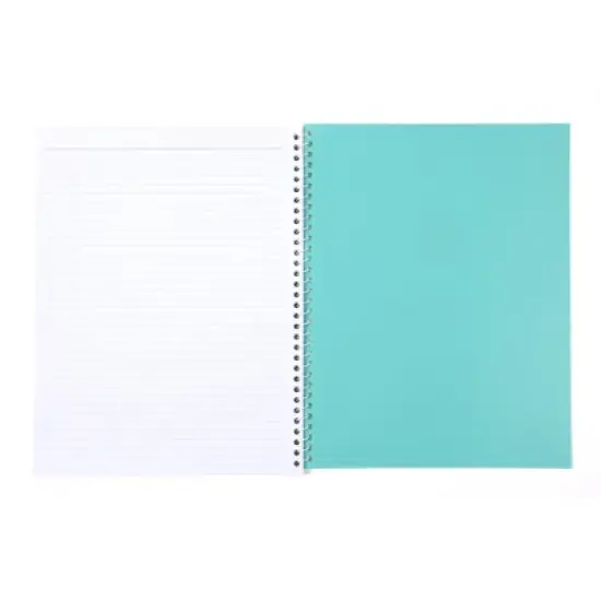 Yoobi SmileyWorld 8.5"x11" 2025-2026 Monthly Planner Teal Holographic Smiley image {6}