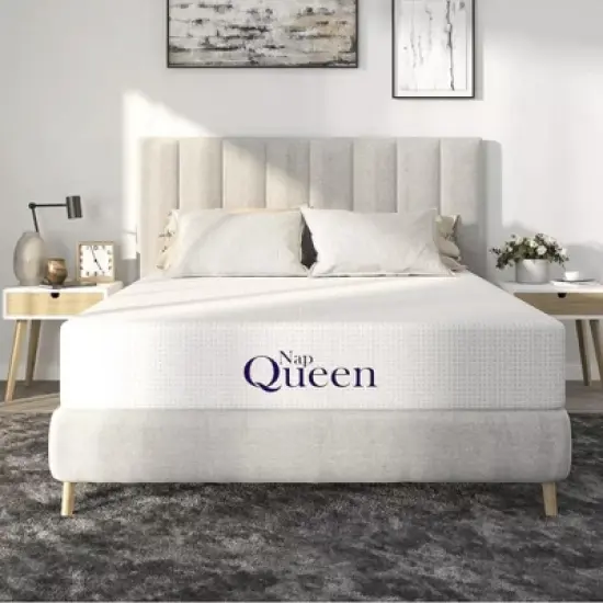 NapQueen 8" Twin, Bamboo Charcoal Memory Foam Mattress image {1}