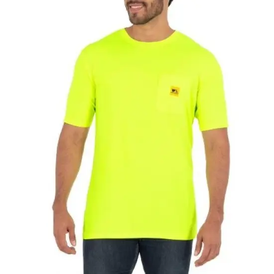Wells Lamont Men's Short Sleeve Jersey Plaited Performance Pocket Tee image {6}