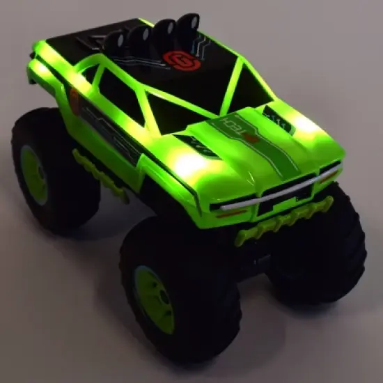 Maxx Action Glow Racers Hyper Climb Motorized Monster Truck Toy Vehicle image {1}