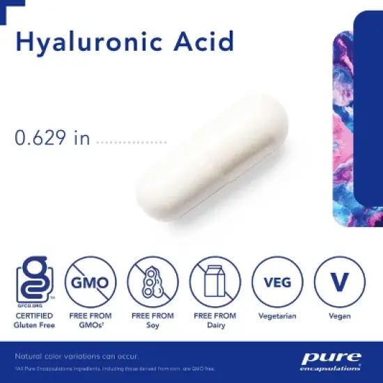 Pure Encapsulations Hyaluronic Acid-Supplement to Support Skin Hydration, Joint Lubrication, and Comfort image {2}
