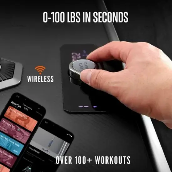SQUATZ Pluto Board Compact Smart Workout System - Multifunctional Home Fitness Device with Resistance Training & App Connectivity image {3}