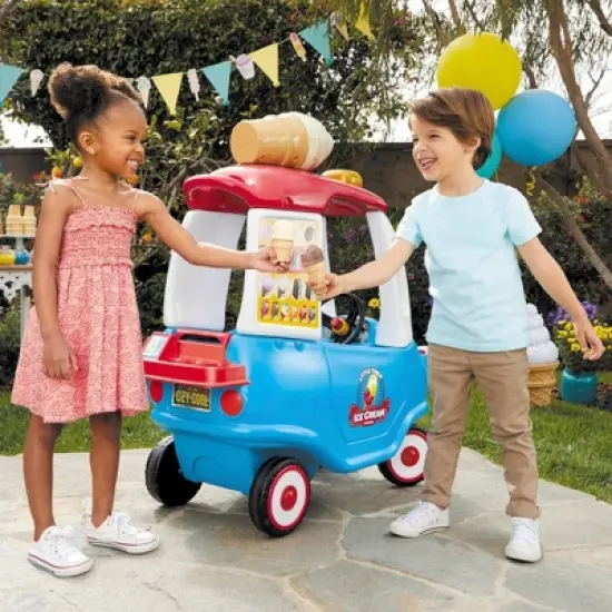 Little Tikes Cozy Ice Cream Truck Ride-On image {2}