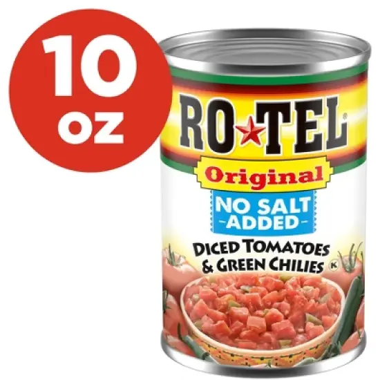 Rotel No Salt Added Tomatoes 10oz image {5}