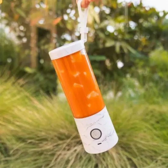 BlendJet 2 Portable Blender White Marble image {1}