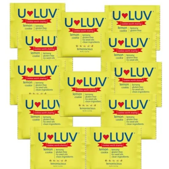 U-LUV Foods Lemon Cookies 12 PACK image {4}