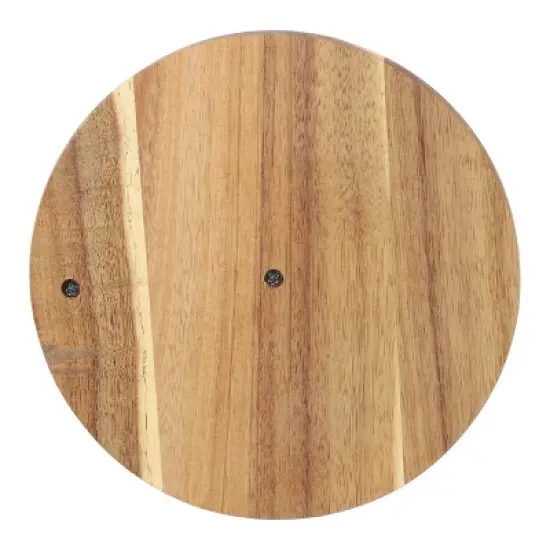 MegaChef 14 inch Acacia Wood Paper Towel Holder image {3}