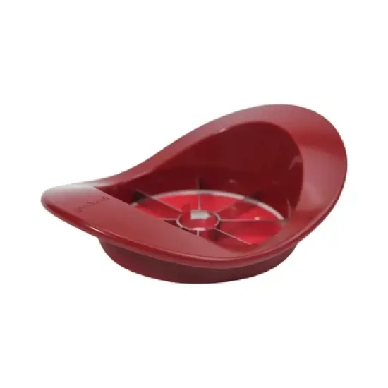 GoodCook Ready Jumbo Apple Wedger: Kitchen Gadget, Dishwasher-Safe, Red, Plastic & Stainless Steel Slicer image {2}