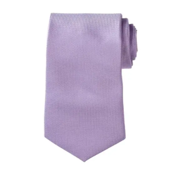KS Signature by KingSize Men's Big & Tall  Extra Long Classic Textured Tie Necktie image {3}