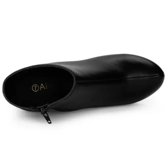 Allegra K Women's Platform Chunky Heel Ankle Boots image {4}