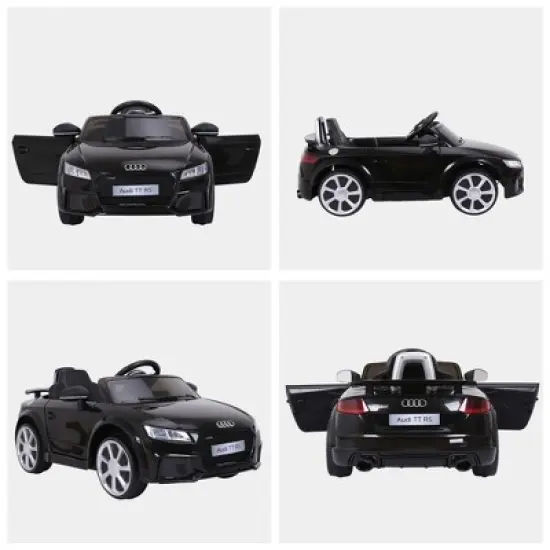 Aosom 6V Kids Electric Ride On Car, Licensed Audi TT RS with Seat and Remote Control, Horn, Music, MP3, for Kids 3-6 Years Old image {7}