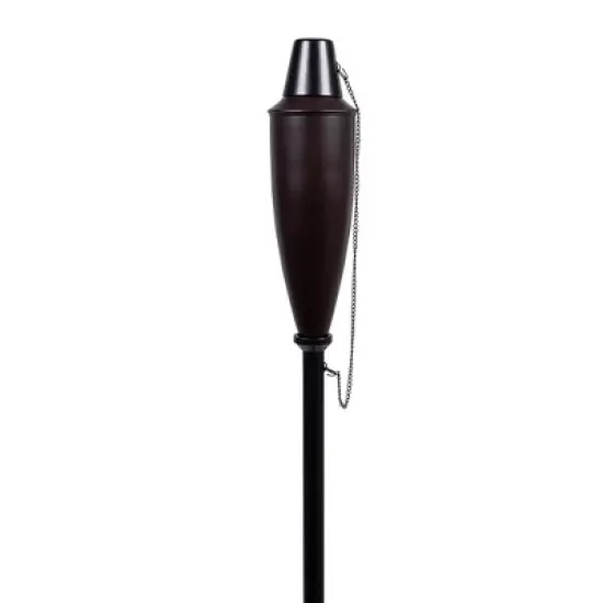 BirdRock Home 4 Pack Outdoor Garden Torches - Oil Rubbed Bronze image {5}