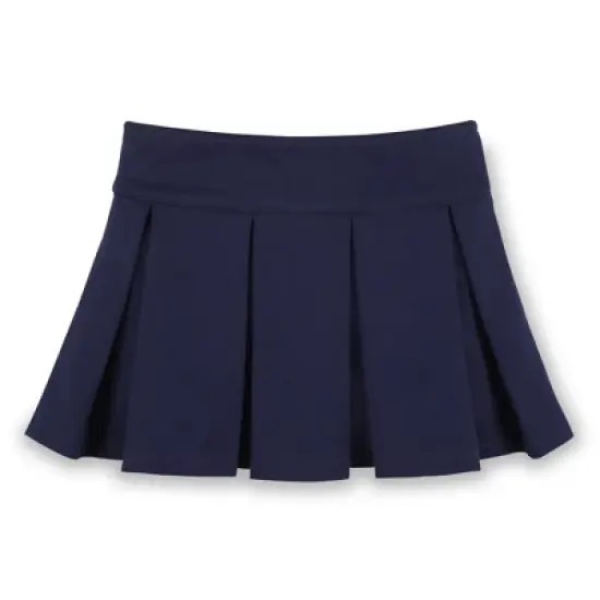 Hope & Henry Girls' Ponte Pleated Uniform Skort, Toddler image {9}