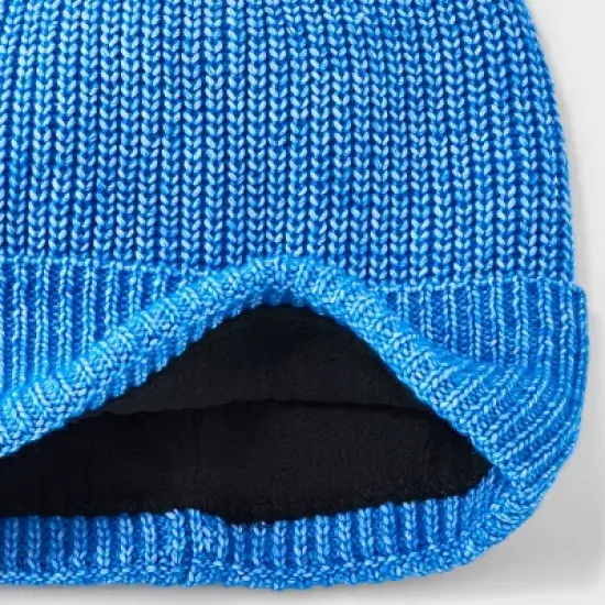 Men's Lofty Chunky Knit Beanie - Goodfellow & Co&trade; Blue image {3}