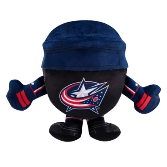 Bleacher Creatures Columbus Blue Jackets 8" Kuricha Hockey Puck Sitting Plush image {3}