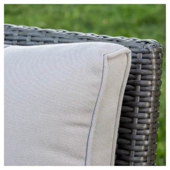 Honolulu Set of 2 Outdoor Wicker Club Chair with Cushion - Christopher Knight Home image {2}