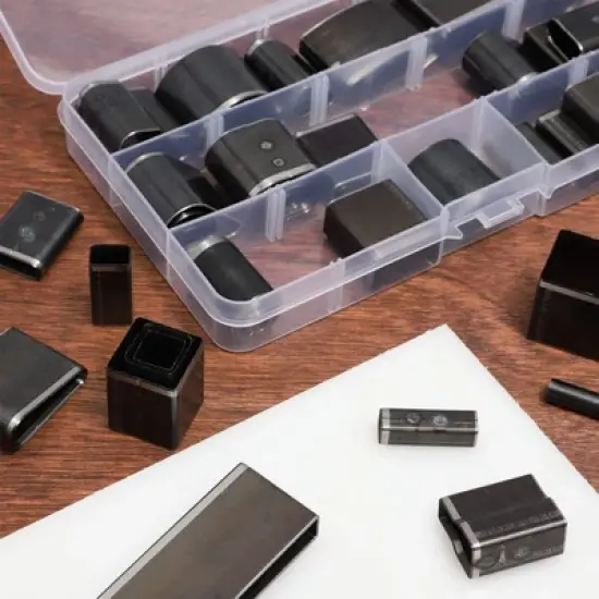 41 Shape Hollow Hole Punch Tool Kit DIY Leather Crafts Tool Set with Clear Case for Handmade and DIY Crafts image {2}