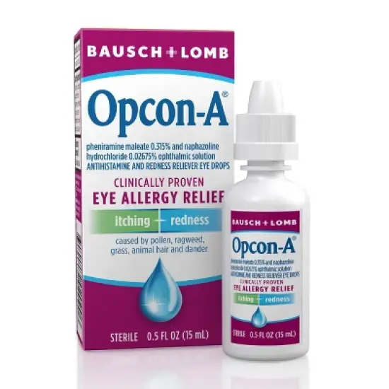 Opcon-A Allergy Eye Drops for Itch and Redness Relief - 0.5 fl oz image {7}