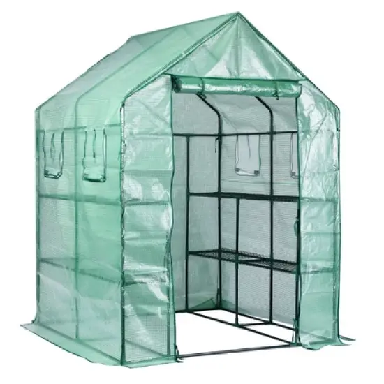Garden Elements Personal Plastic Indoor Standing Greenhouse, Frost Protection image {6}