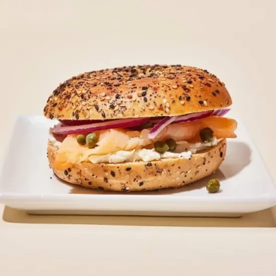 One Mighty Mill Whole Wheat Everything Bagel - 4ct / 13.4oz image {3}