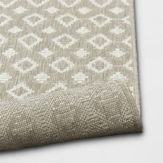 Geo Diamond Indoor/Outdoor Rug Natural - Project 62&trade; image {3}
