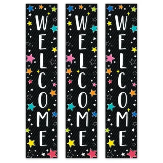 Creative Teaching Press&reg; Star Bright Welcome Banner, 8" x 39", Pack of 3 image {6}