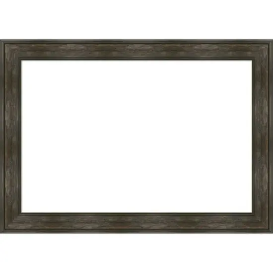 Amanti Art Rail Rustic Char Framed Dry Erase Magnetic Board image {16}