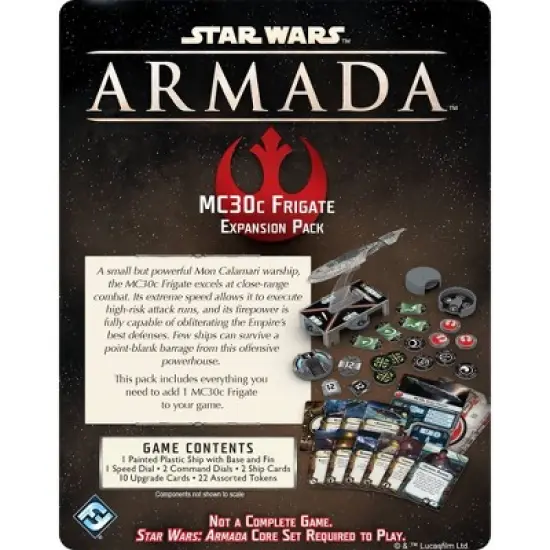 Star Wars Armada Game MC30c Frigate Expansion Pack image {3}