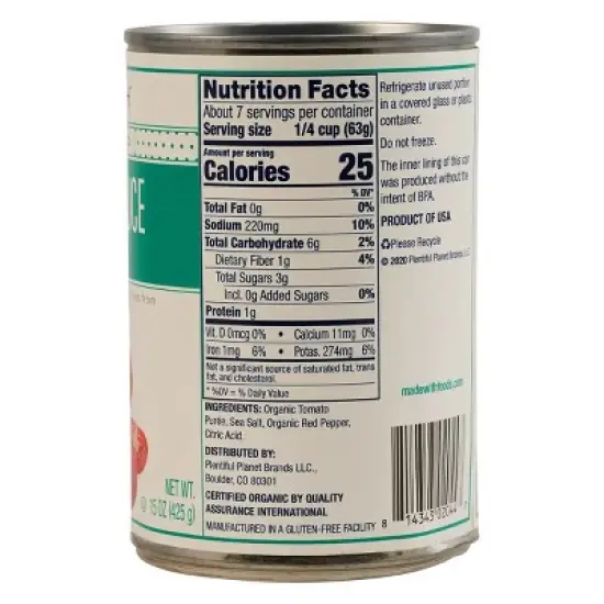 Made With Organic Tomato Sauce - Case of 12/15 oz image {4}