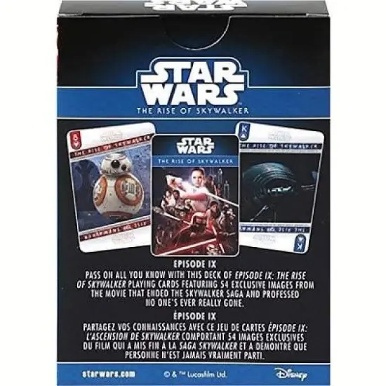 Aquarius Puzzles Star Wars The Rise of Skywalker Playing Cards | 52 Card Deck + 2 Jokers image {2}