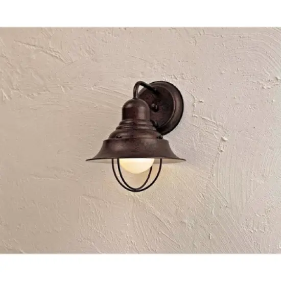 Minka Lavery Industrial Farmhouse Outdoor Wall Light Fixture Antique Bronze 10 1/4" for Post Exterior Barn Deck House Porch Yard image {2}
