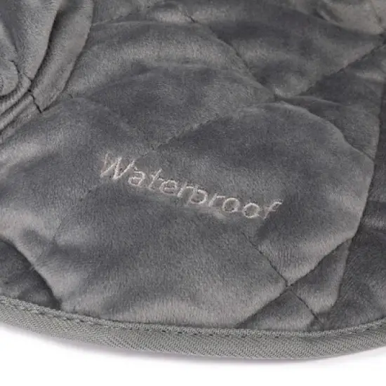 Diono Ultra Dry Seat Deluxe, Car Seat Waterproof Training Pad for Infants Baby and Toddlers, Gray image {2}