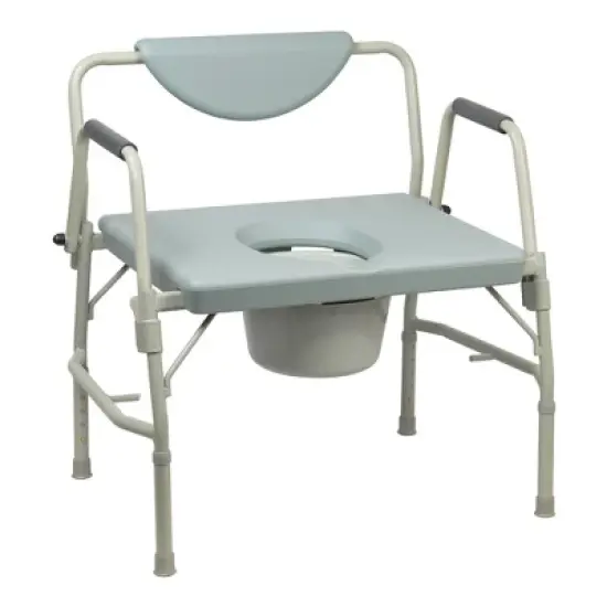 McKesson Bariatric Commode Chair Portable Toilet, 1 Count image {7}
