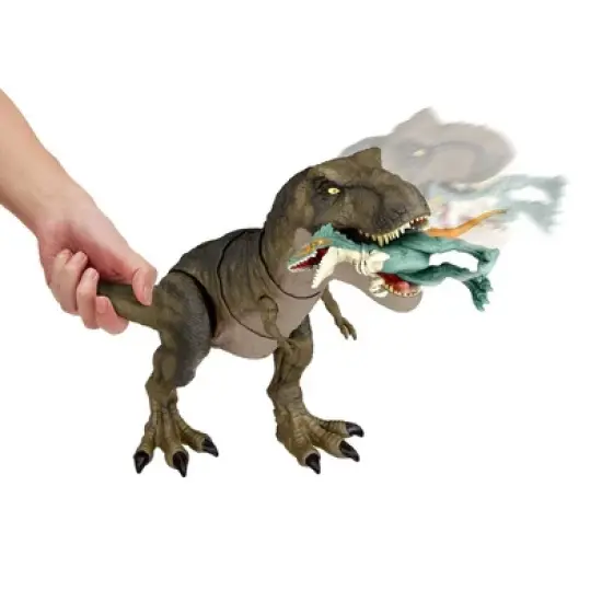 Jurassic World: Dominion Thrash 'n Devour Tyrannosaurus Rex Dinosaur Figure image {4}