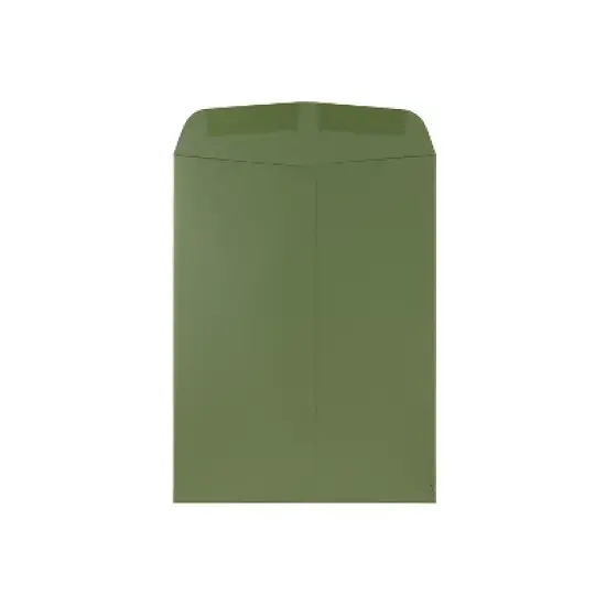 JAM Paper 9 x 12 Open End Catalog Envelopes Olive Green 100/Pack (31287534f) image {1}